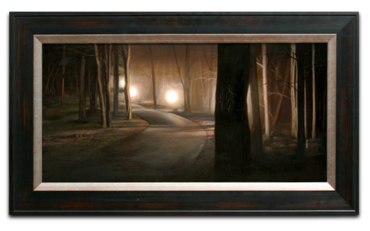 Oild Painting of night in Flanders, New Jersey